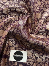 Indupriyaa Wine Handloom Soft Silk Saree With Rich Pallu